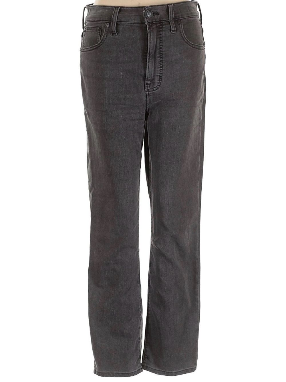 Madewell Perfect Vintage Jean in Charcoal Gray